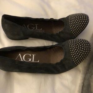Attilio Giusti Leombruni Shoes - Never Worn AGL Studded Flats Attilio Giusti Leombruni Shoes - Never Worn AGL Studded Flats